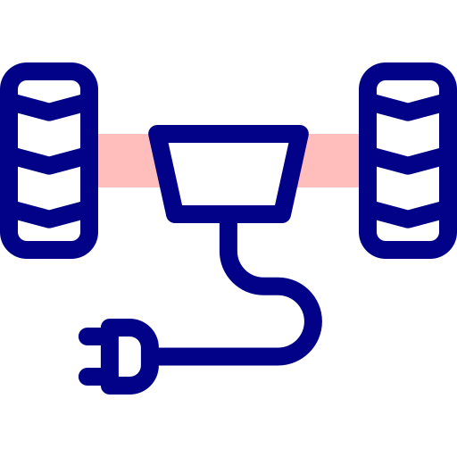 ホバーボード Detailed Mixed Lineal color icon