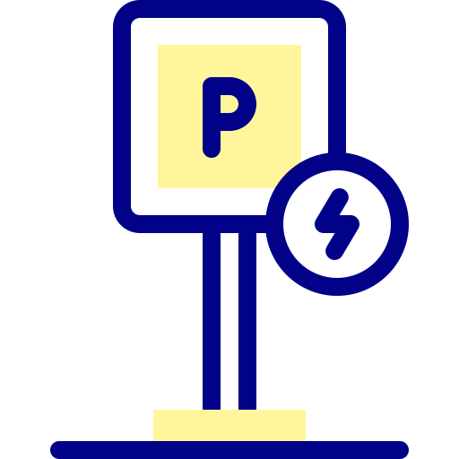 estacionamento Detailed Mixed Lineal color Ícone