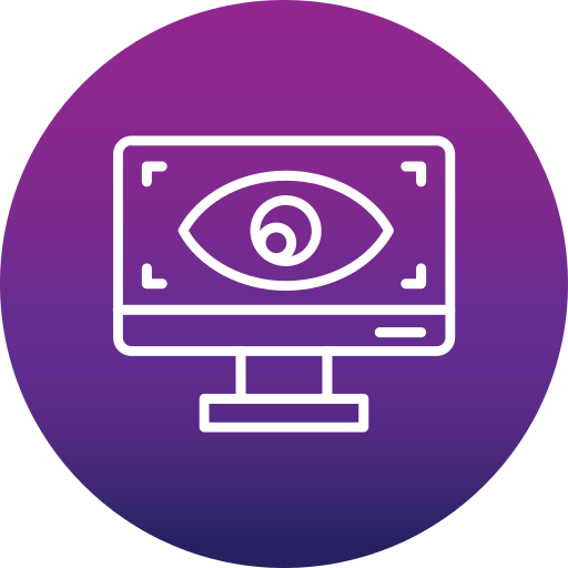 Cyber eye Generic Flat Gradient icon