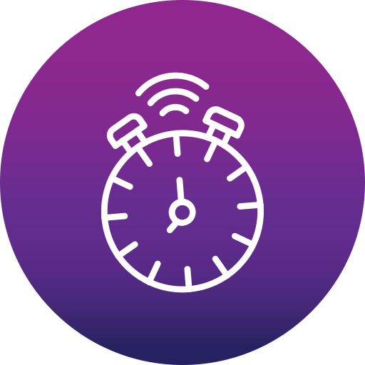 알람 시계 Generic Flat Gradient icon