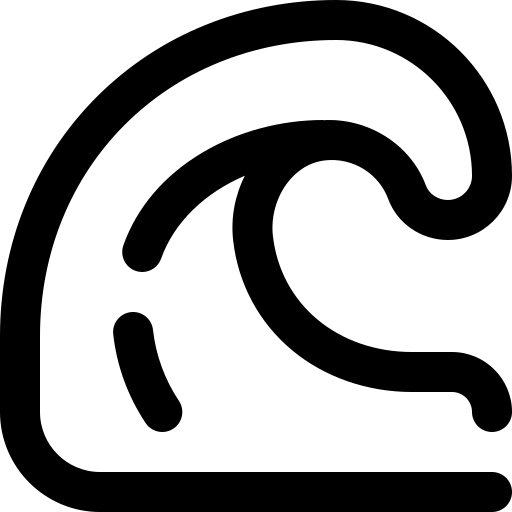 fala Super Basic Orbit Outline ikona