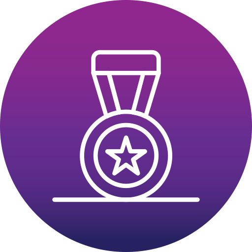 medaille Generic Flat Gradient icon