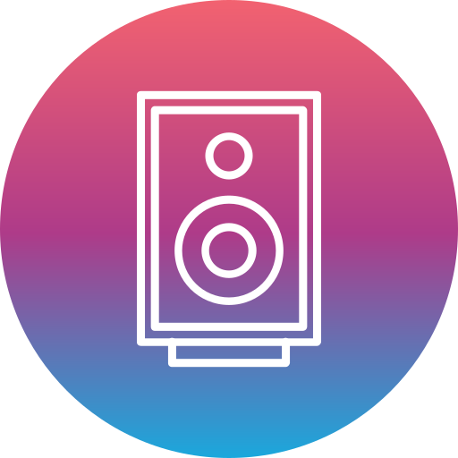 Speaker Generic Flat Gradient icon