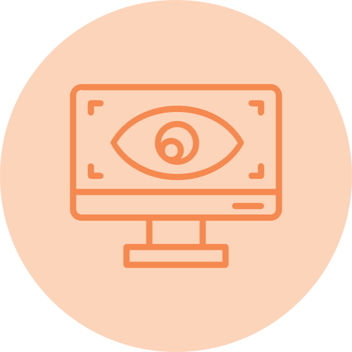 Cyber eye Generic Flat icon
