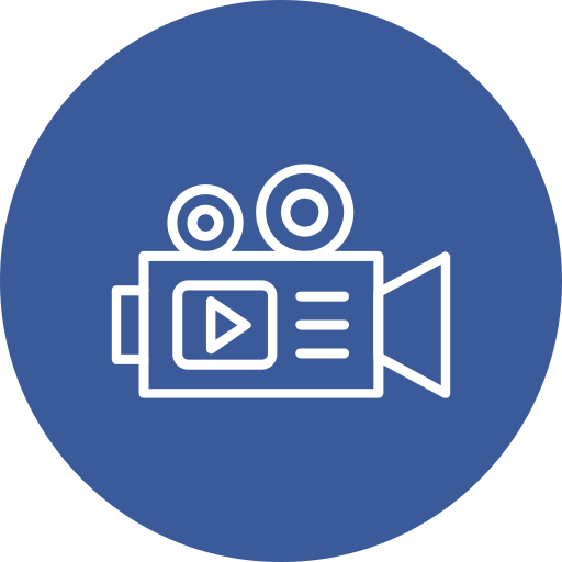 camara de video Generic Flat icono