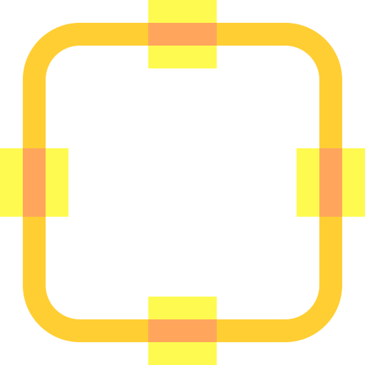 Rounded rectangle Basic Sheer Flat icon