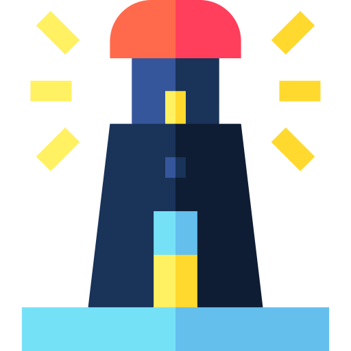 灯台 Basic Straight Flat icon