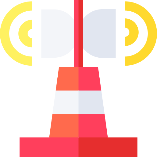 レーダー Basic Straight Flat icon