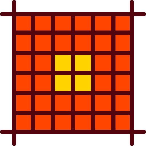 グリッド Generic Outline Color icon
