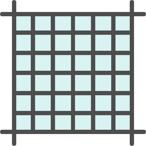 Grid Generic Outline Color icon