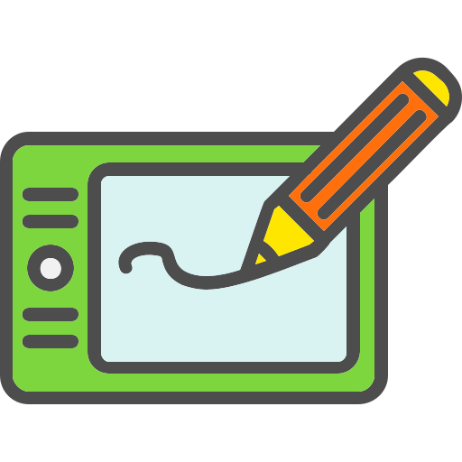 Graphic tablet Generic Outline Color icon