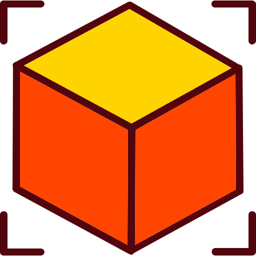 Cube Generic Outline Color icon