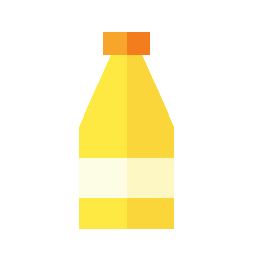 bottiglia di vetro Generic Flat icona