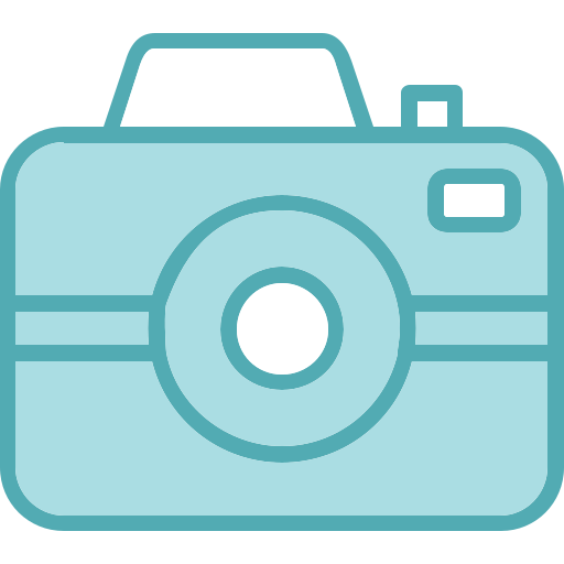 Photo camera Generic Blue icon