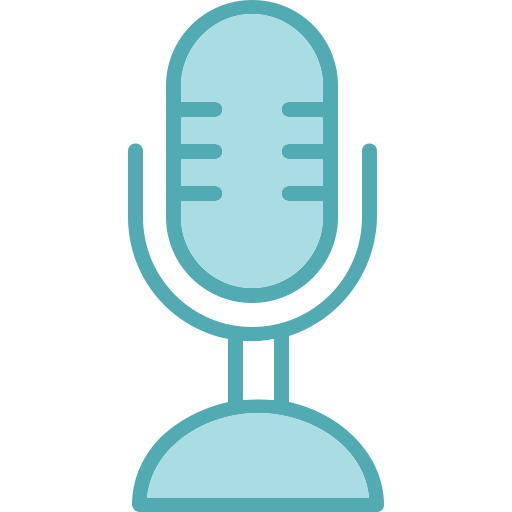 micrófono Generic Blue icono