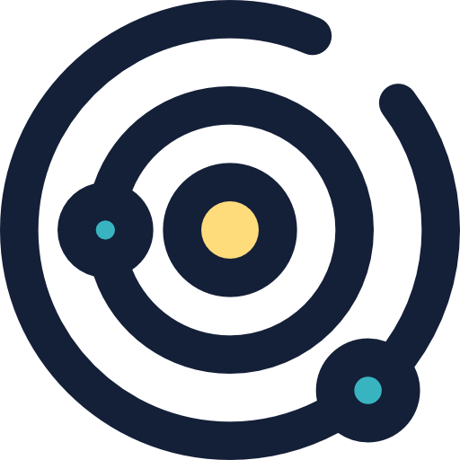 sistema solar Vitaliy Gorbachev Lineal Color icono