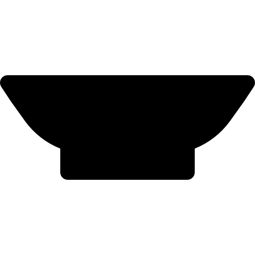 cuenco Basic Rounded Filled icono