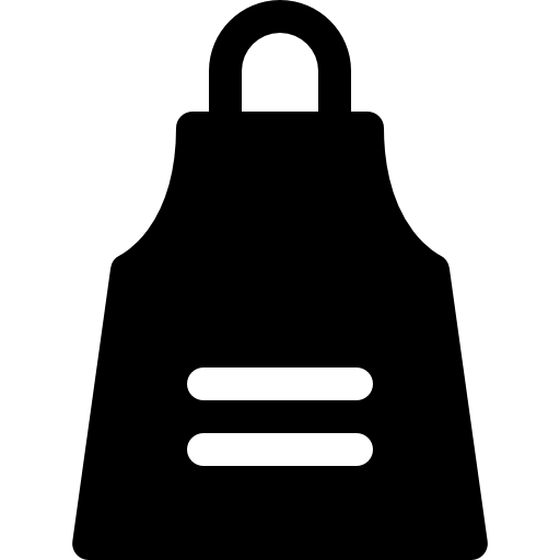 エプロン Basic Rounded Filled icon