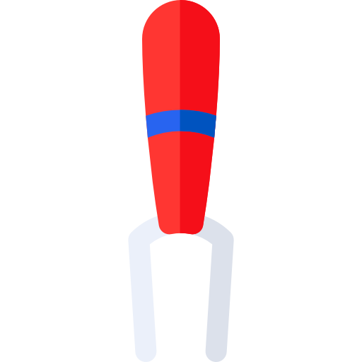 tenedor Basic Rounded Flat icono