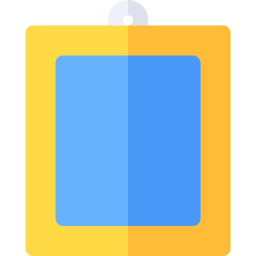 espejo Basic Rounded Flat icono
