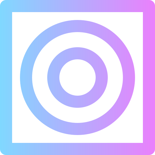 Target Super Basic Rounded Gradient icon