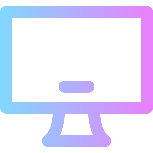 Monitor Super Basic Rounded Gradient icon