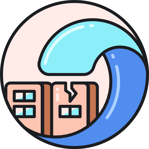tsunami Flaticons.com Flat icono