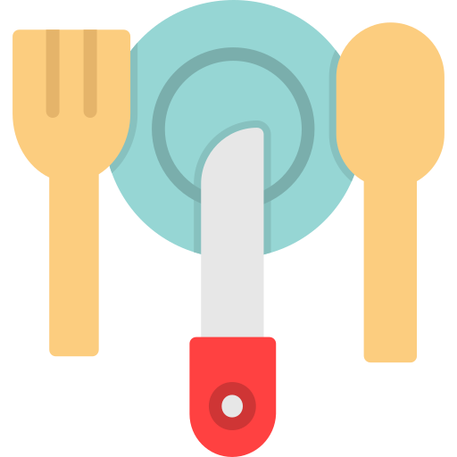 cuchillería Generic Flat icono