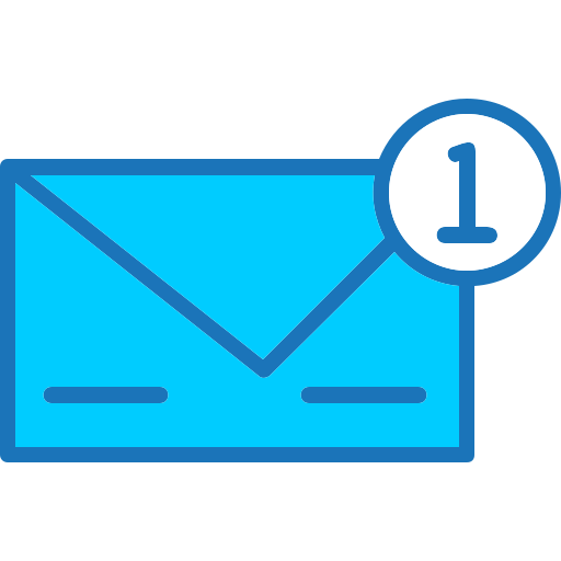 Inbox Generic Blue icon