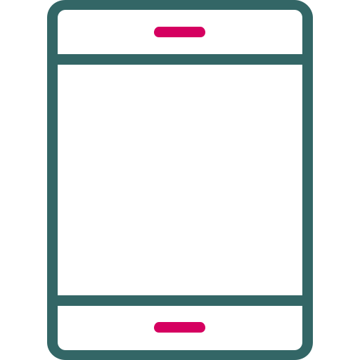 smartphone Generic Outline Color icon