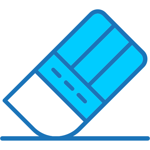 Eraser Generic Blue icon