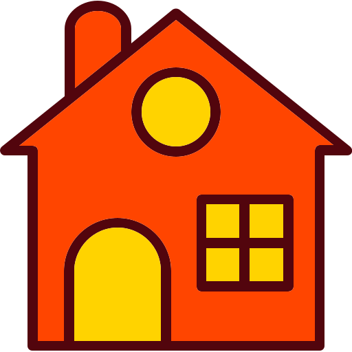 hogar Generic Outline Color icono