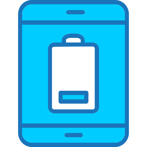 Low battery Generic Blue icon
