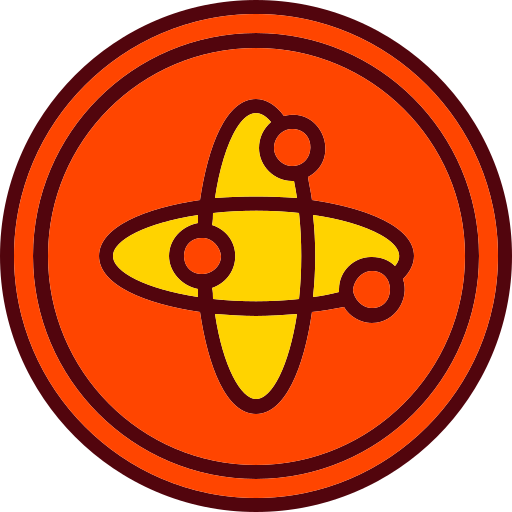 Atomic Generic Outline Color icon