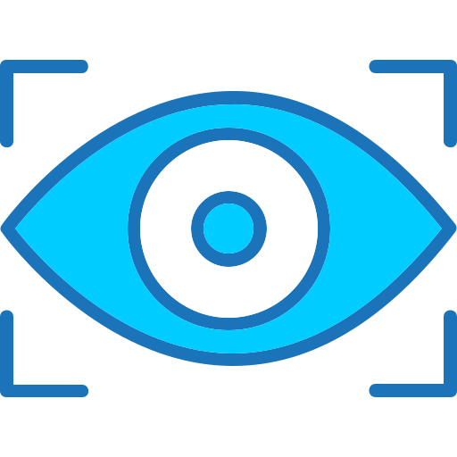 visión Generic Blue icono