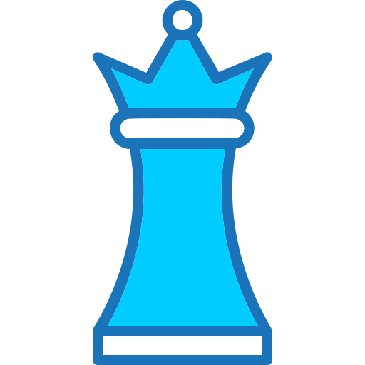schaakstukken Generic Blue icoon