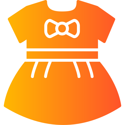 strój niemowlęcy Generic Flat Gradient ikona