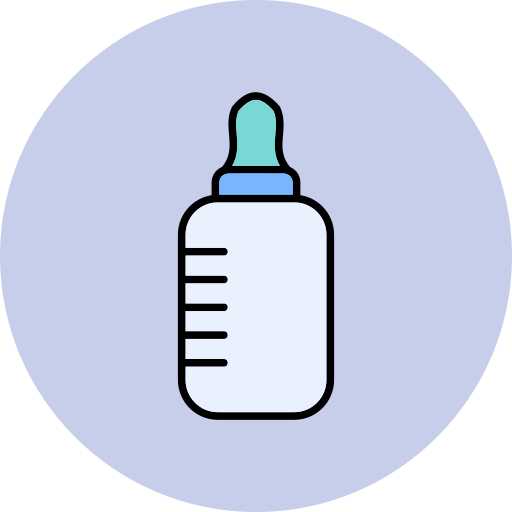 butelka dla dziecka Generic Outline Color ikona