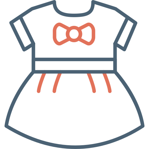 baby-outfit Generic Outline Color icoon