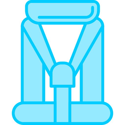 車の座席 Generic Blue icon