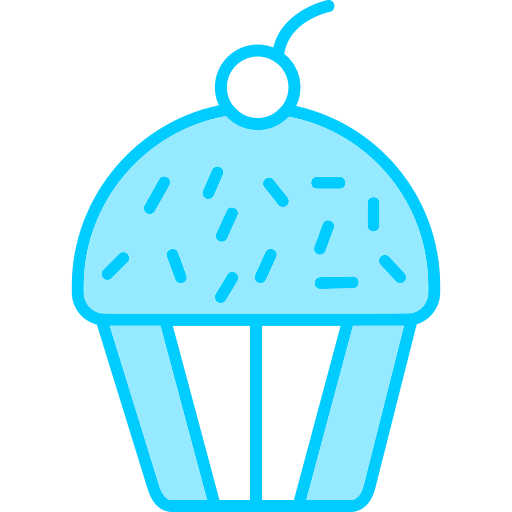 Cupcake Generic Blue icon