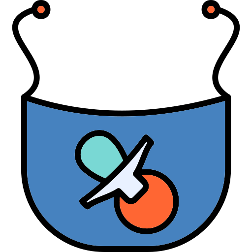 Bib Generic Outline Color icon