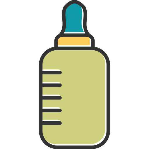 Baby bottle Generic Color Omission icon