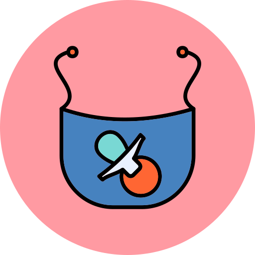 Bib Generic Outline Color icon