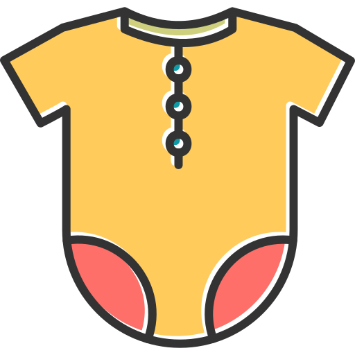 conjunto de bebé Generic Color Omission icono