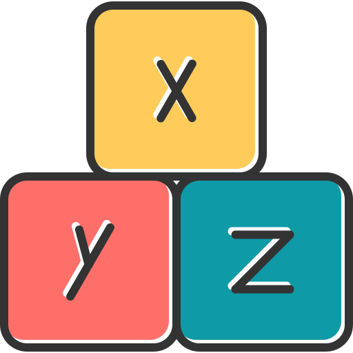 アルファベット Generic Color Omission icon