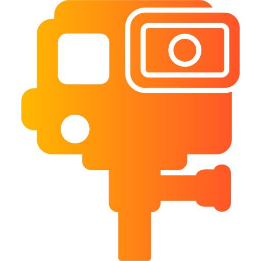 Action camera Generic Flat Gradient icon