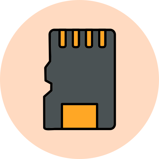 Sim card Generic Outline Color icon