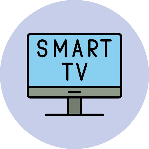 Smart tv Generic Outline Color icon