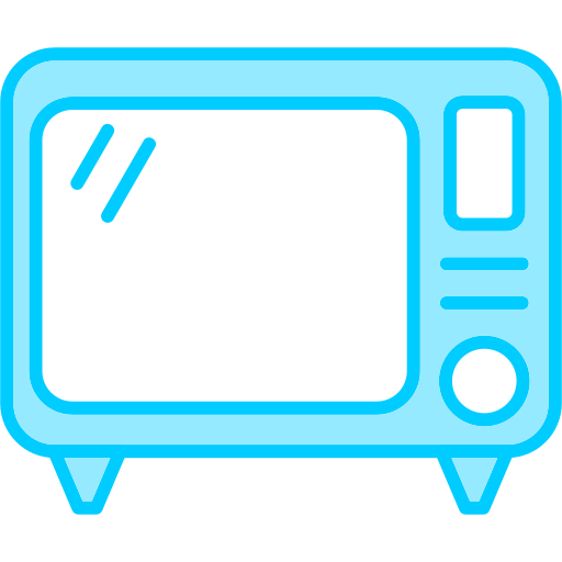 televisor antiguo Generic Blue icono